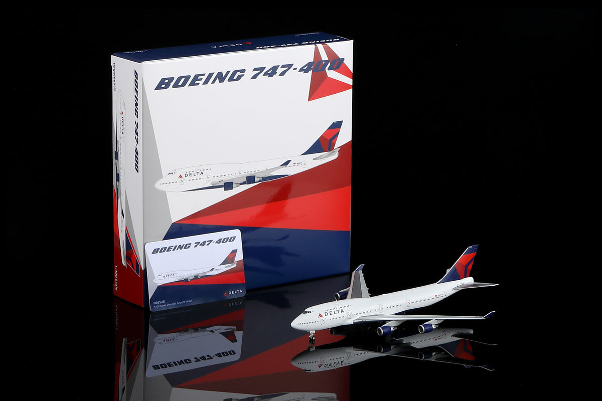 1/400 Delta Air Lines B747-400 N665US B616601F Flaps Down - borrowed standard version image