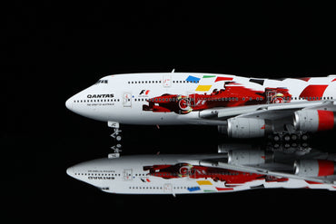 1/400 Qantas Boeing 747-400 VH-OJC "2000 Australian Grand Prix" B616503F Flaps Down