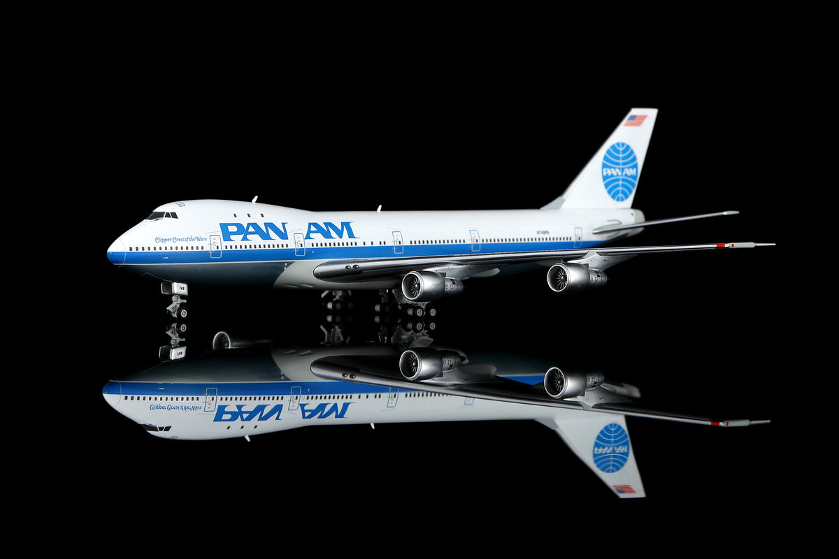 1/400 Pan Am B747-100 "Clipper Crest of the Wave" N748PA B551409PF Flaps Down