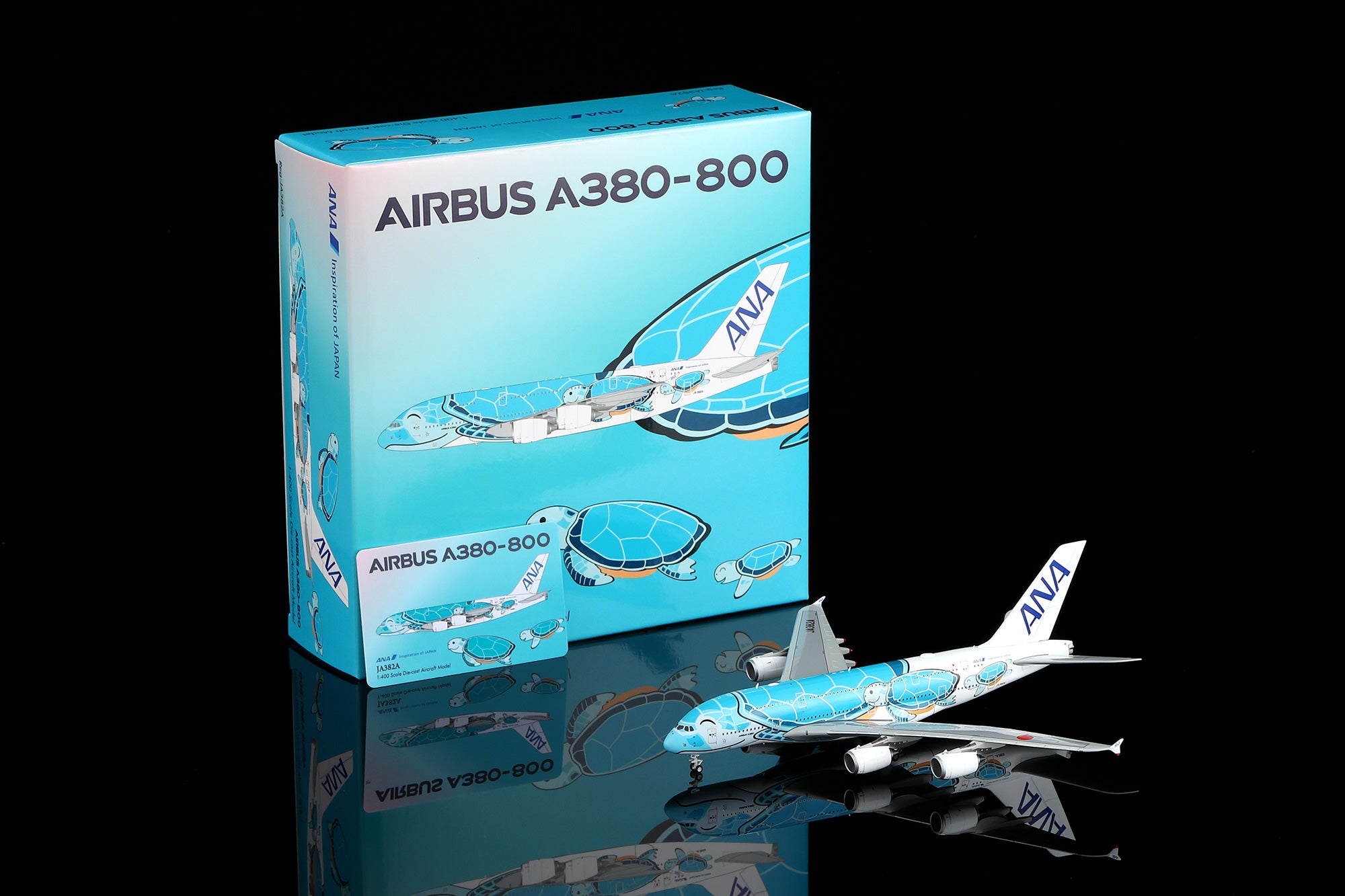 1/400 ANA A380 "Flying Honu-Lani（Green Turtle）JA382A A582302 - cover