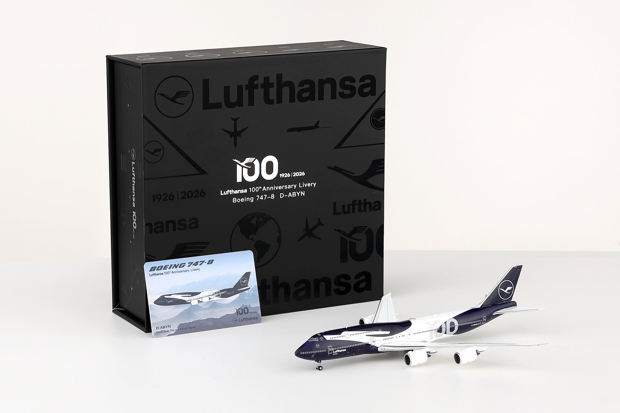 1/400 Lufthansa B747-8 D-ABYN "100th"Anniversary B631102 - cover