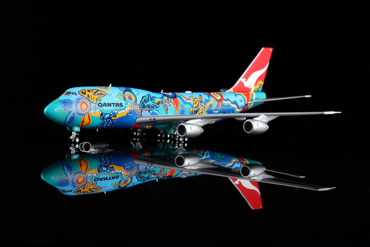 Qantas B747-300 "Nalanji Dreanming" VH-EBU B606501