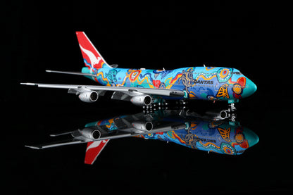 Qantas B747-300 "Nalanji Dreanming" VH-EBU B606501F Flaps Down