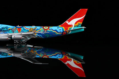 Qantas B747-300 "Nalanji Dreanming" VH-EBU B606501F Flaps Down
