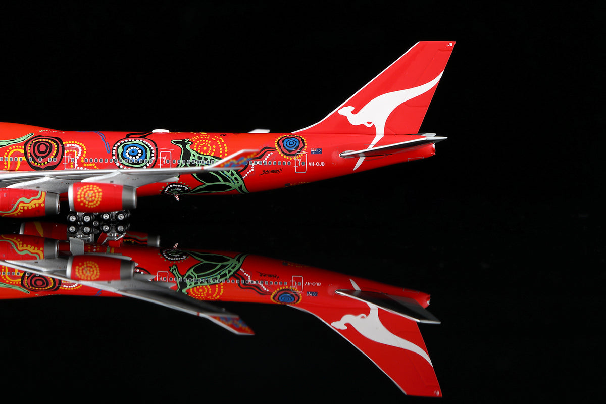 Qantas B747-400 "Wunala Dreaming" VH-OJB B616502