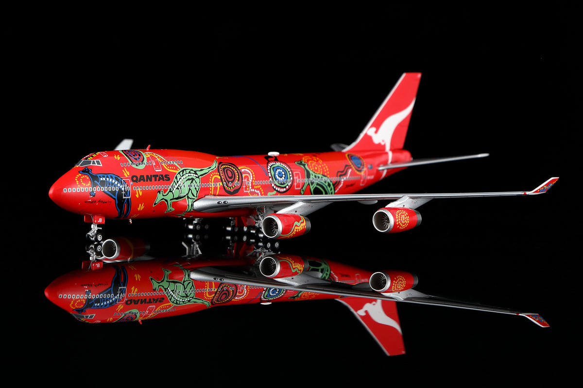 Qantas B747-400 "Wunala Dreaming" VH-OJB B616502