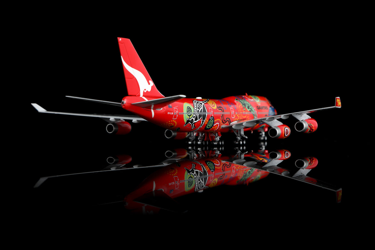 Qantas B747-400 "Wunala Dreaming" VH-OJB B616502