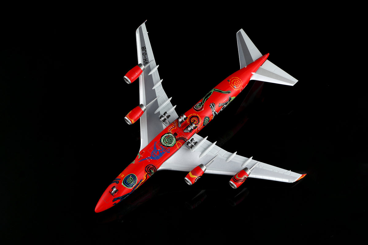 Qantas B747-400 "Wunala Dreaming" VH-OJB B616502