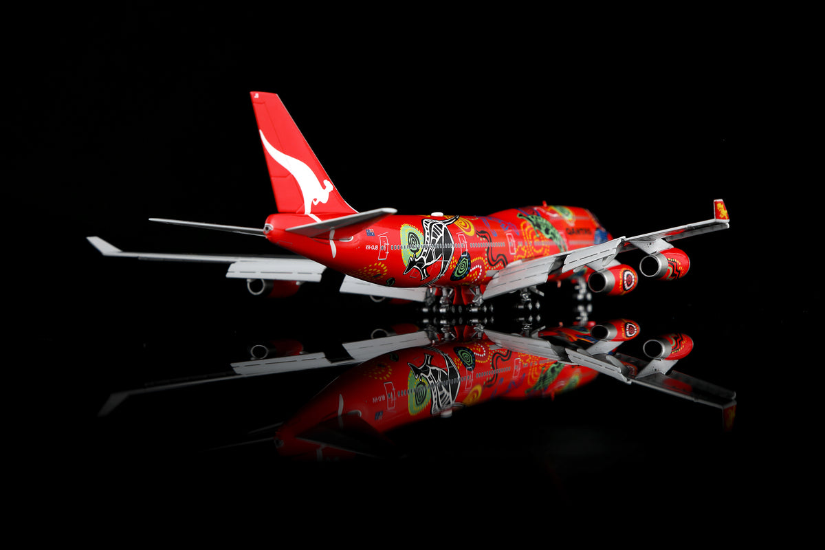 Qantas B747-400 "Wunala Dreaming" VH-OJB B616502