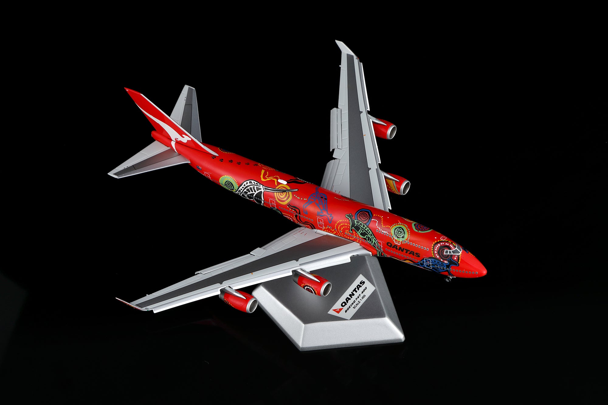 Qantas B747-400 "Wunala Dreaming" VH-OJB B616502 - cover