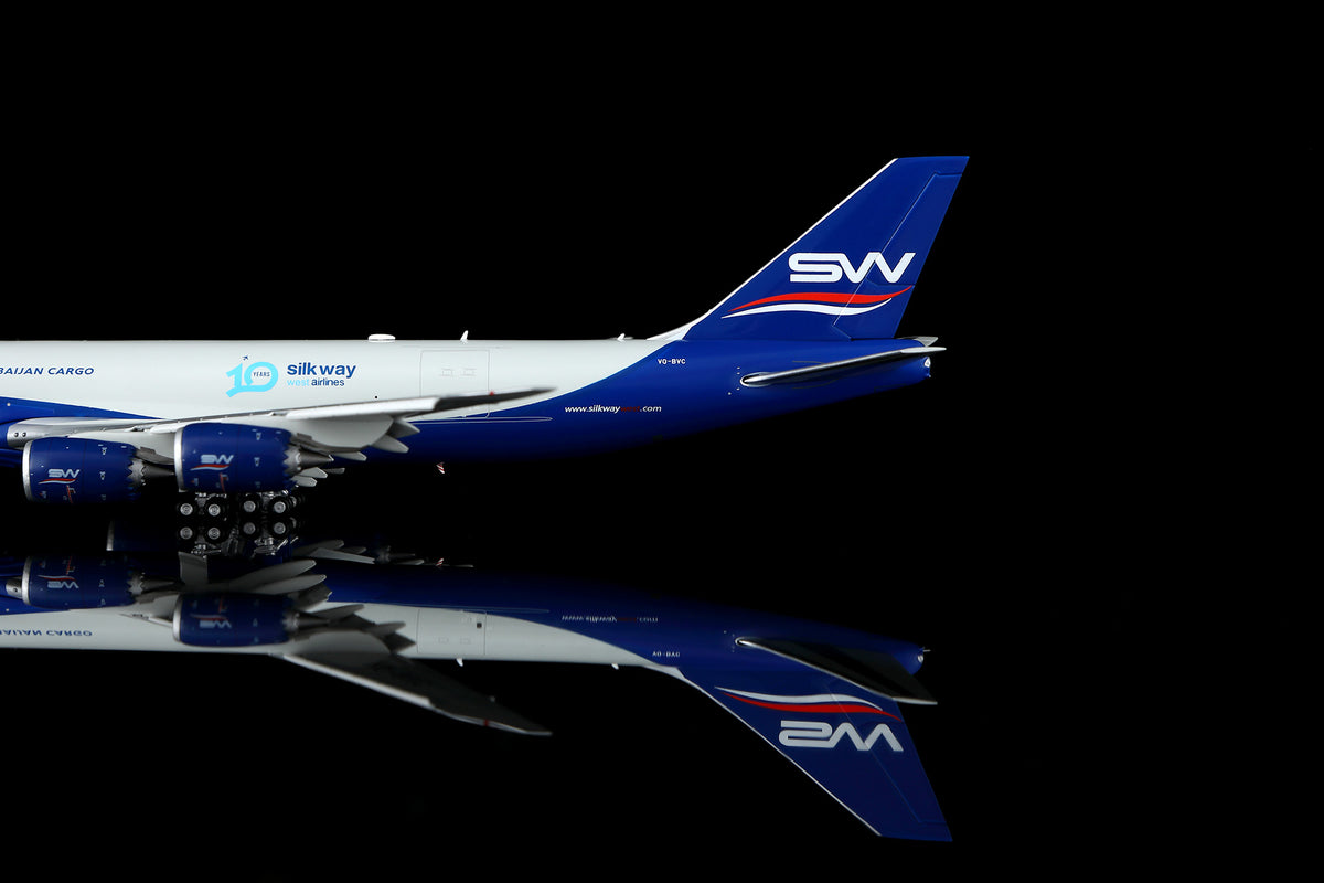 Silk Way West Airlines B747-8F VQ-BVC B632502F Flaps Down