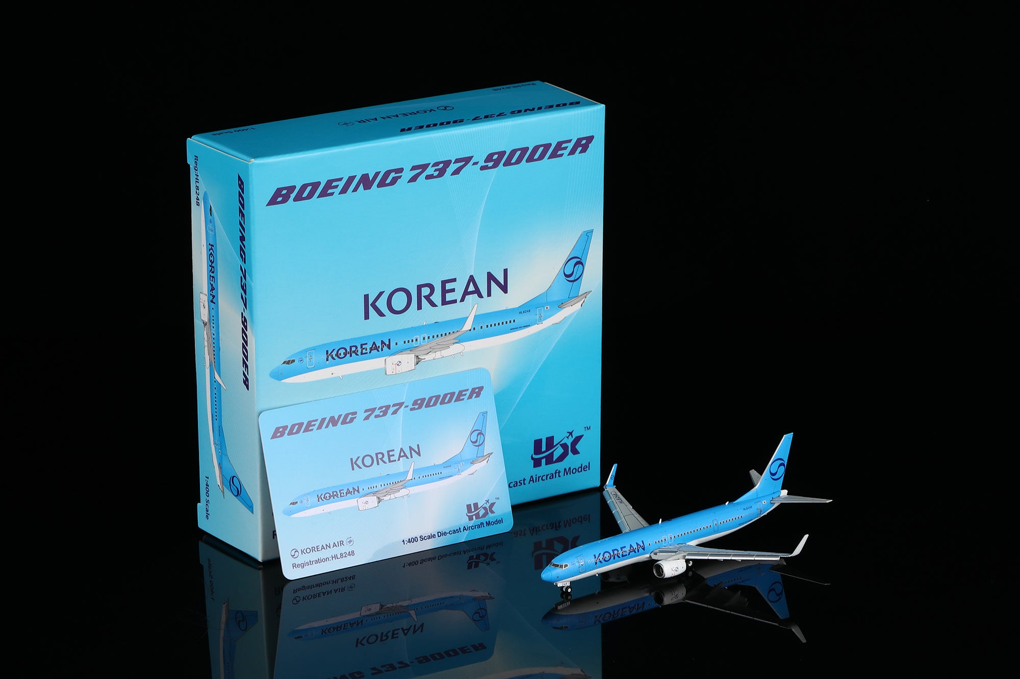 KOREAN Air "New Colors" B737-900 HL8248 B470401F Flaps Down - cover