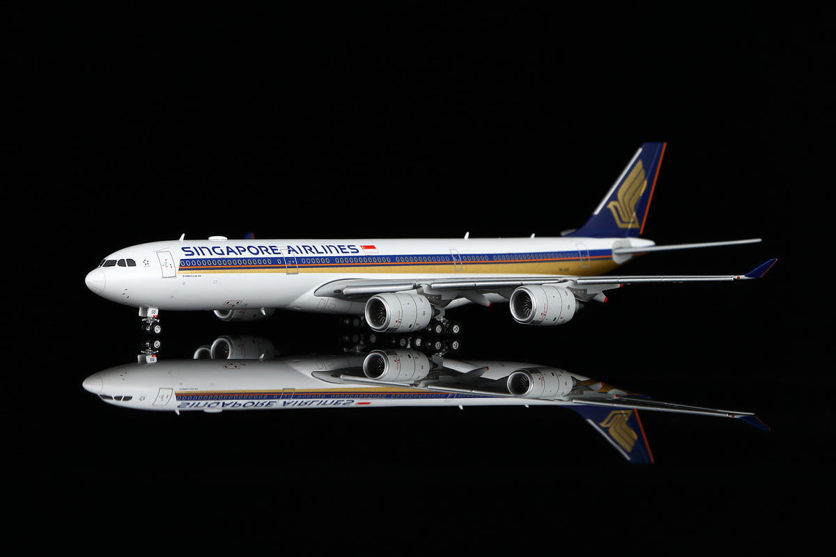 Singapore Airlines Airbus A340-500 9V-SGD A530104F Flaps Down
