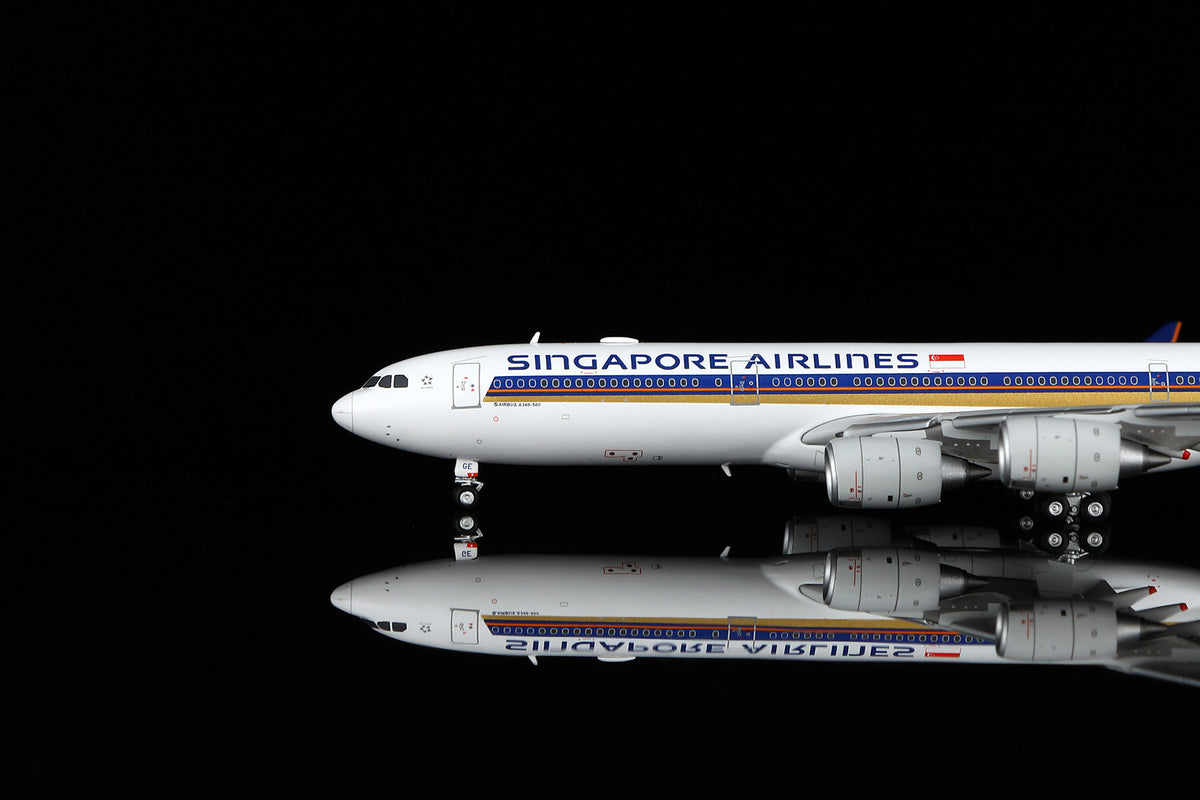 Singapore Airlines Airbus A340-500 9V-SGE A530105F Flaps Down