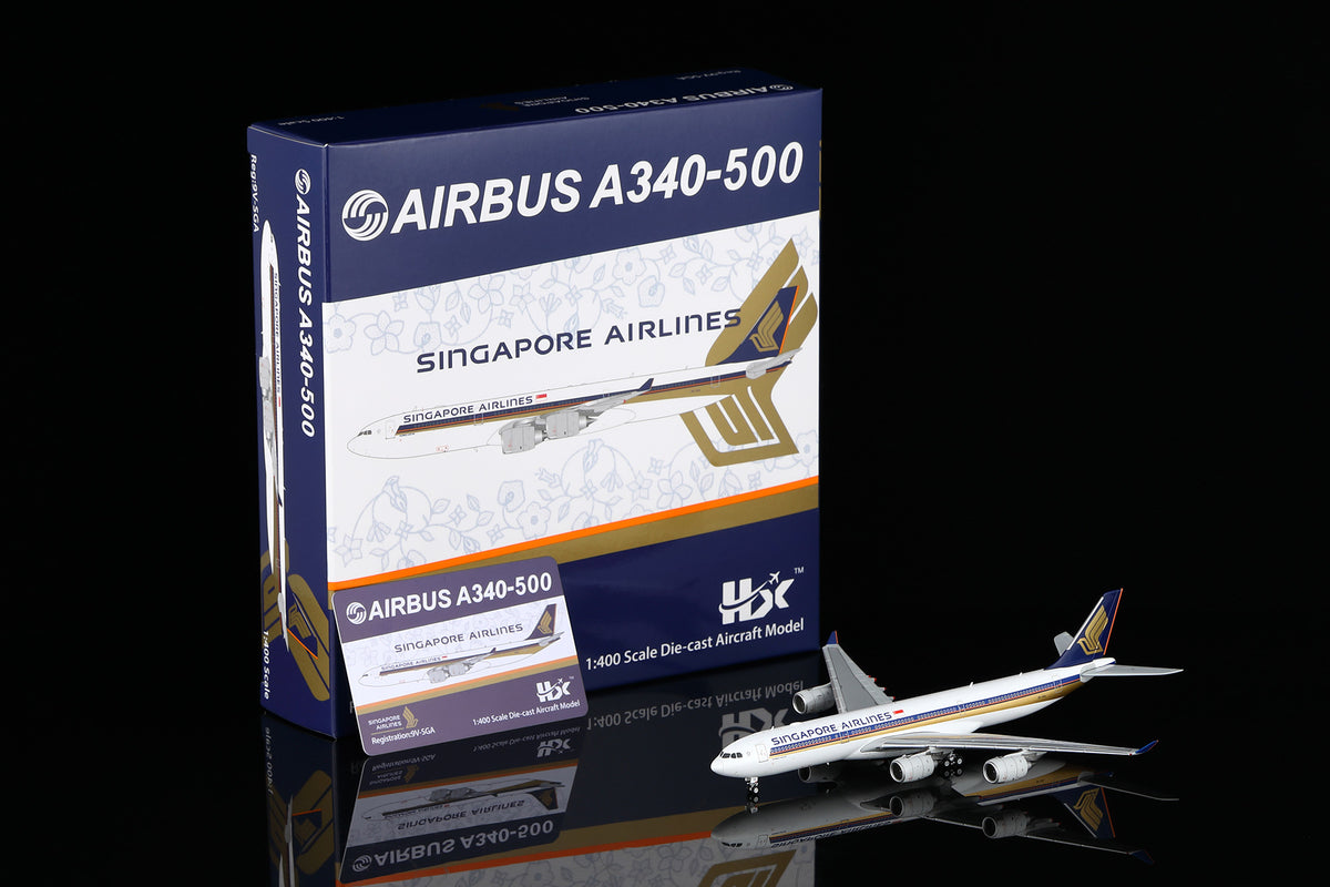 Singapore Airlines Airbus A340-500 9V-SGA A530101 - cover