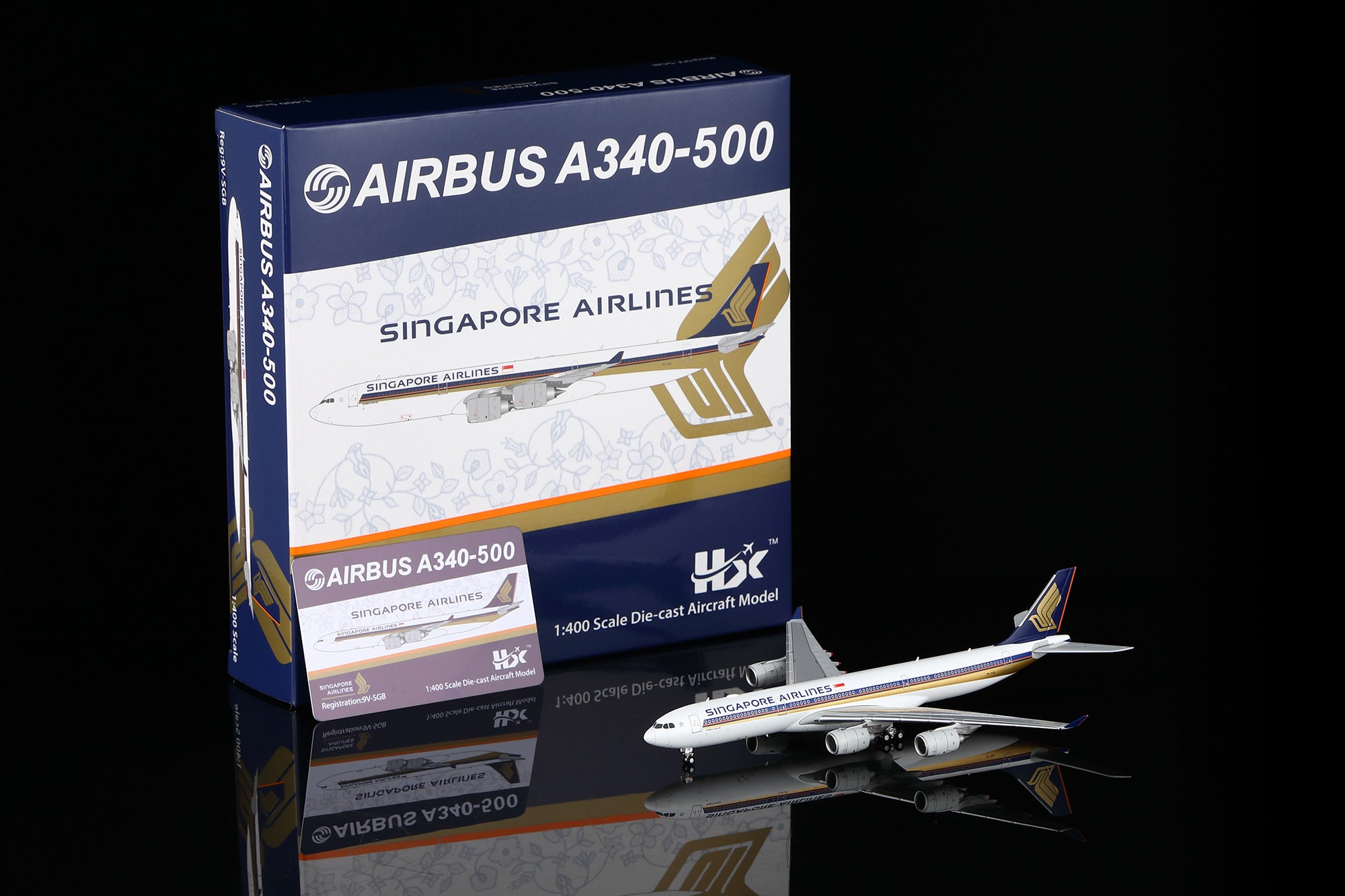 Singapore Airlines Airbus A340-500 9V-SGB A530102 - cover