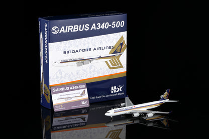 Singapore Airlines Airbus A340-500 9V-SGB A530102F Flaps Down - cover