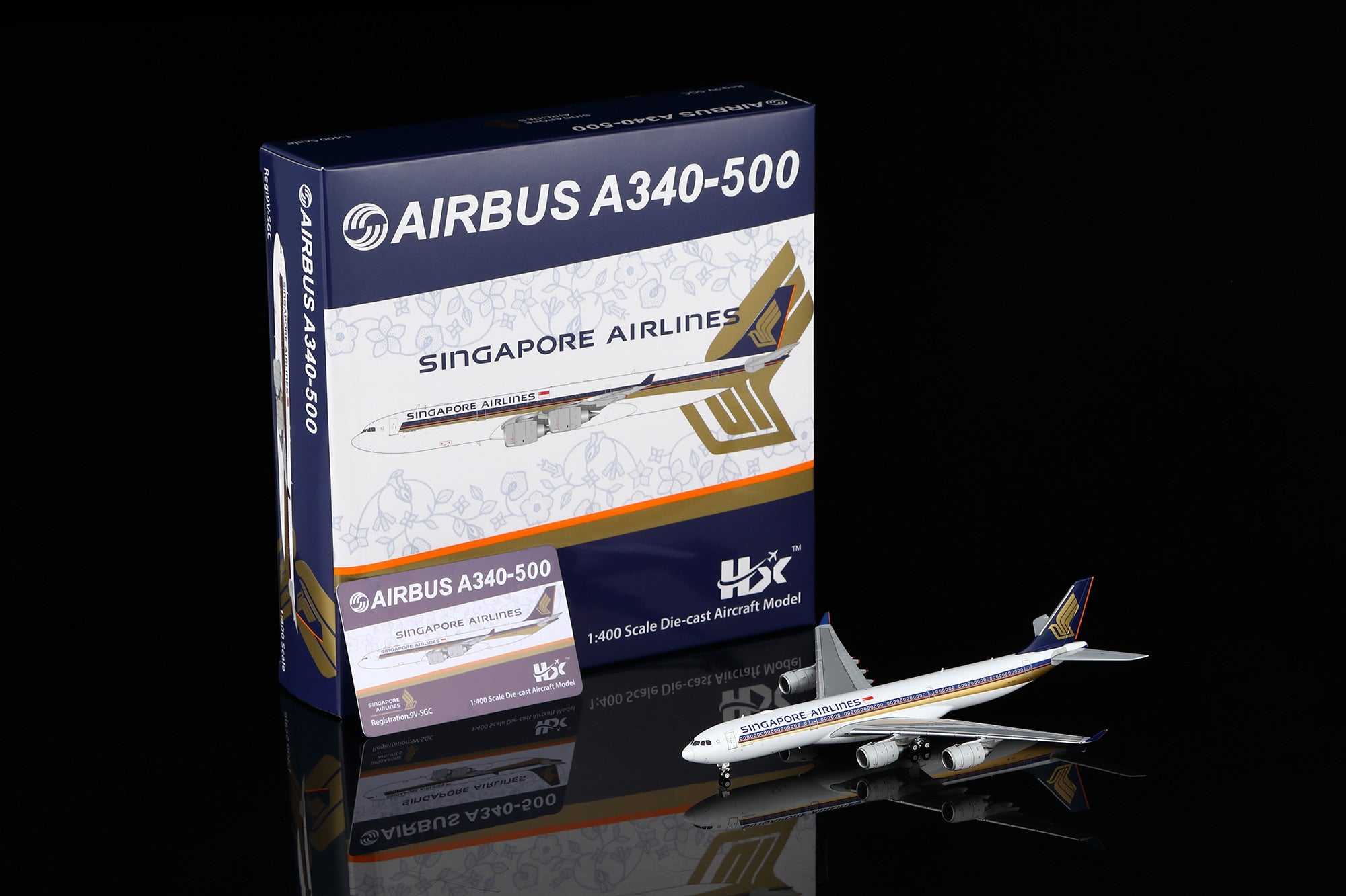 Singapore Airlines Airbus A340-500 9V-SGC A530103 - cover