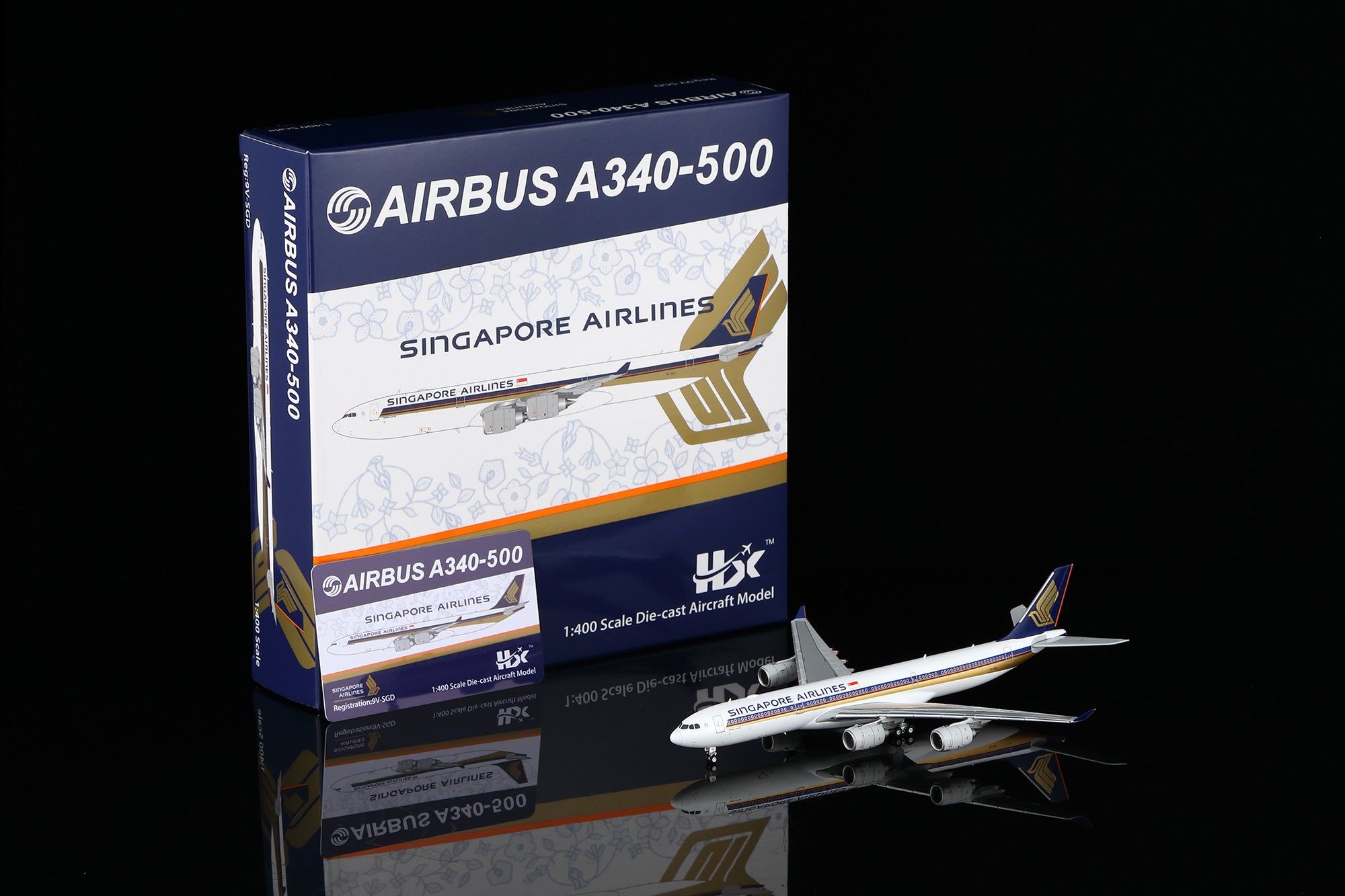 Singapore Airlines Airbus A340-500 9V-SGD A530104 - cover