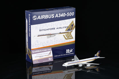 Singapore Airlines Airbus A340-500 9V-SGE A530105F Flaps Down - cover