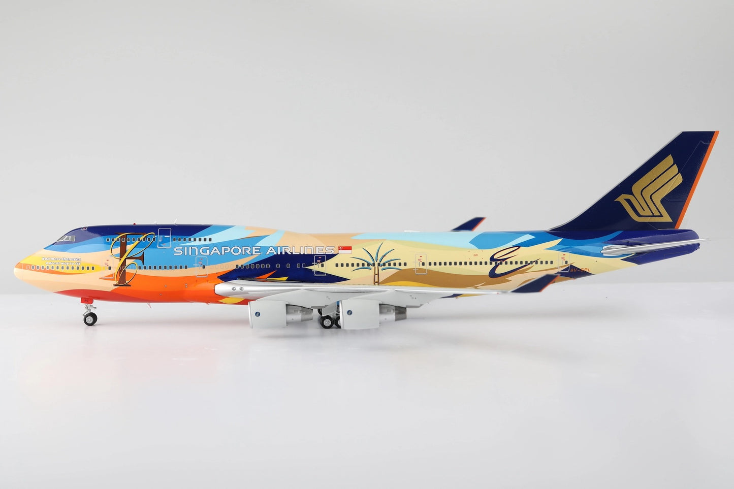 Singapore Airlines B747-400 9V-SPL "Tropical" — cover