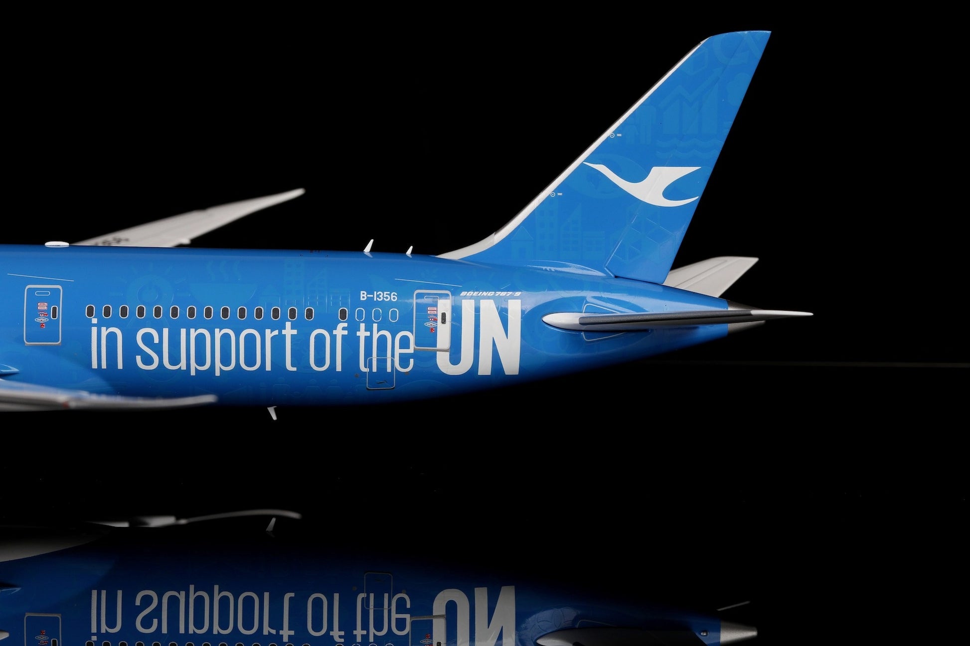 Xiamen Airlines B787-9 B-1356 "United Nations GOAL Livery"