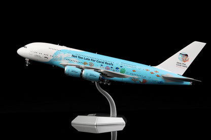 Hi Fly Airbus A380 9H-MIP "Save the cora reefs Livery"