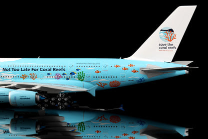 Hi Fly Airbus A380 9H-MIP "Save the cora reefs Livery"