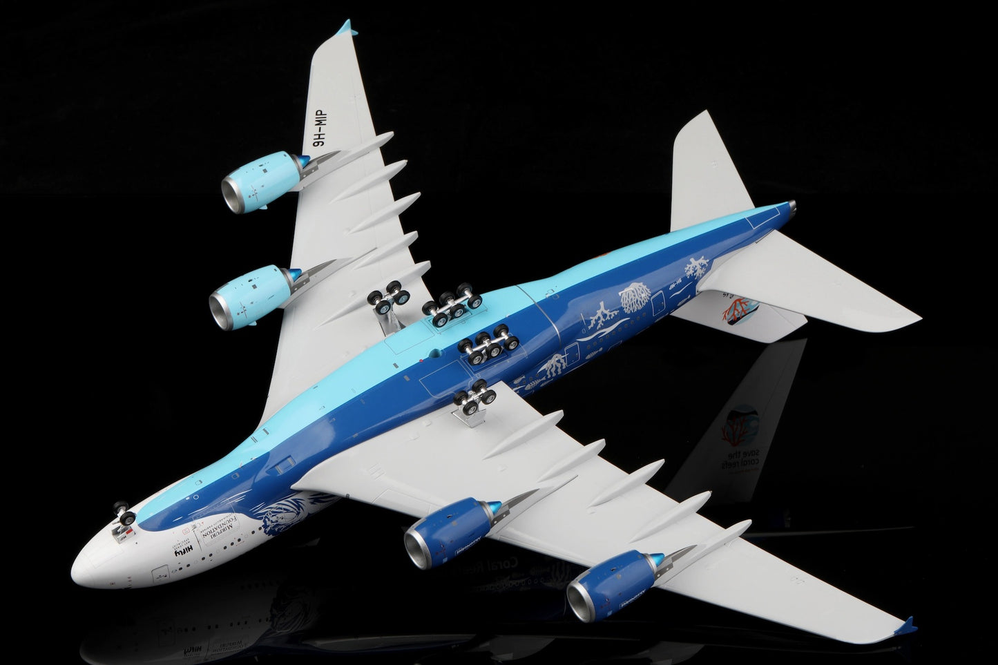 Hi Fly Airbus A380 9H-MIP "Save the cora reefs Livery"