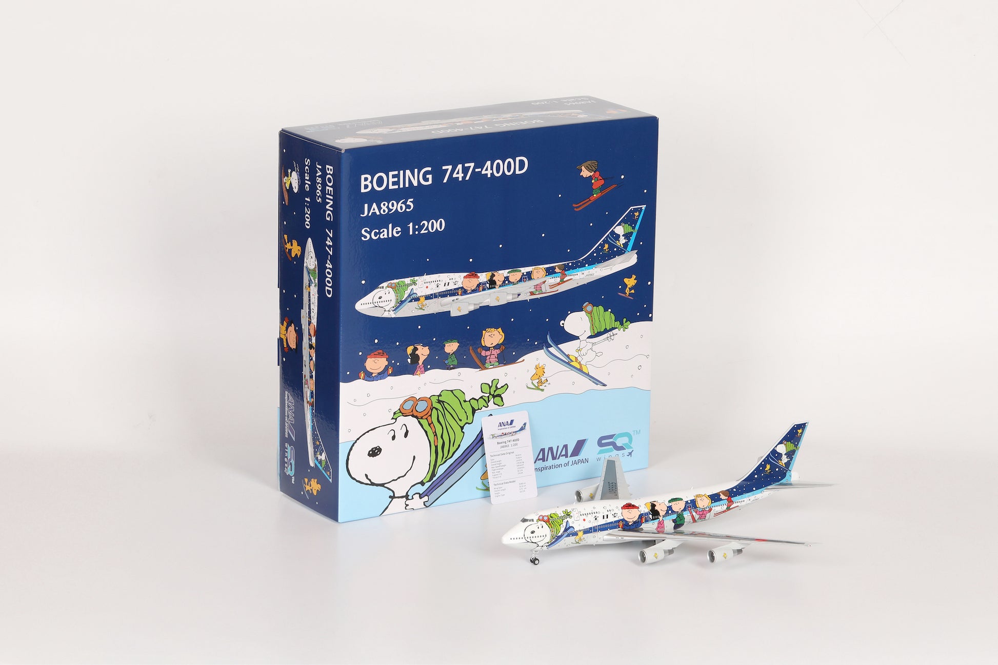 All Nippon Airways B747-400D JA8965 "Snoopy" — cover