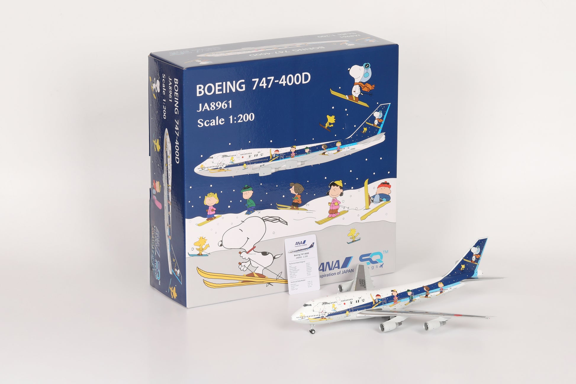 All Nippon Airways B747-400D JA8961 "Snoopy" — cover