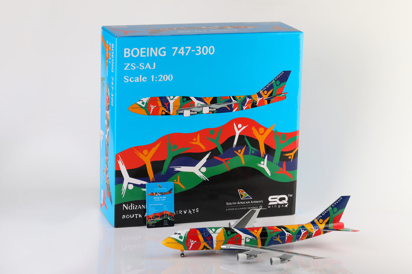 South African Airways B747-300 ZS-SAJ "Ndizani" — cover