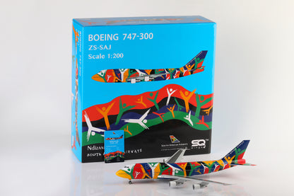 South African Airways B747-300 ZS-SAJ "Ndizani" — cover