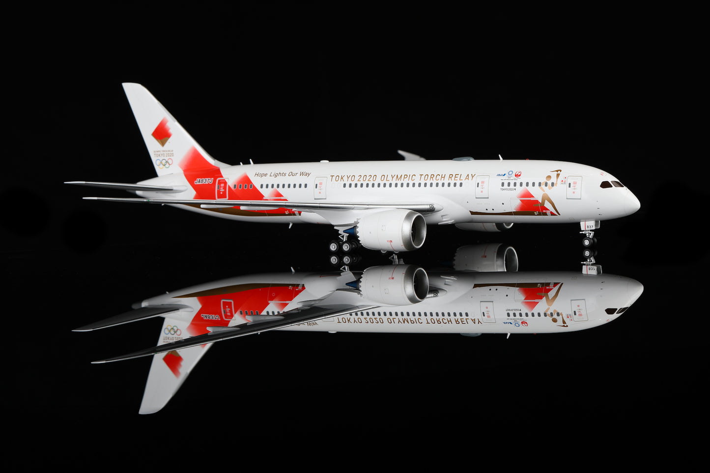 Japan Airlines B787-8 JA837J "Torch Relay"