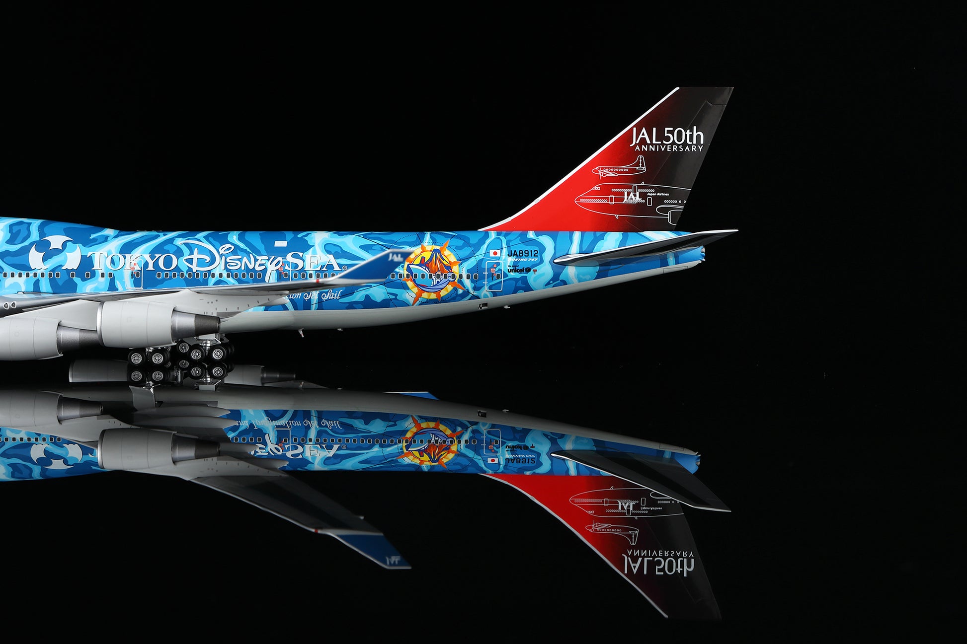 Japan Airlines B747-400 No.4 Disney Sea JA8912 12