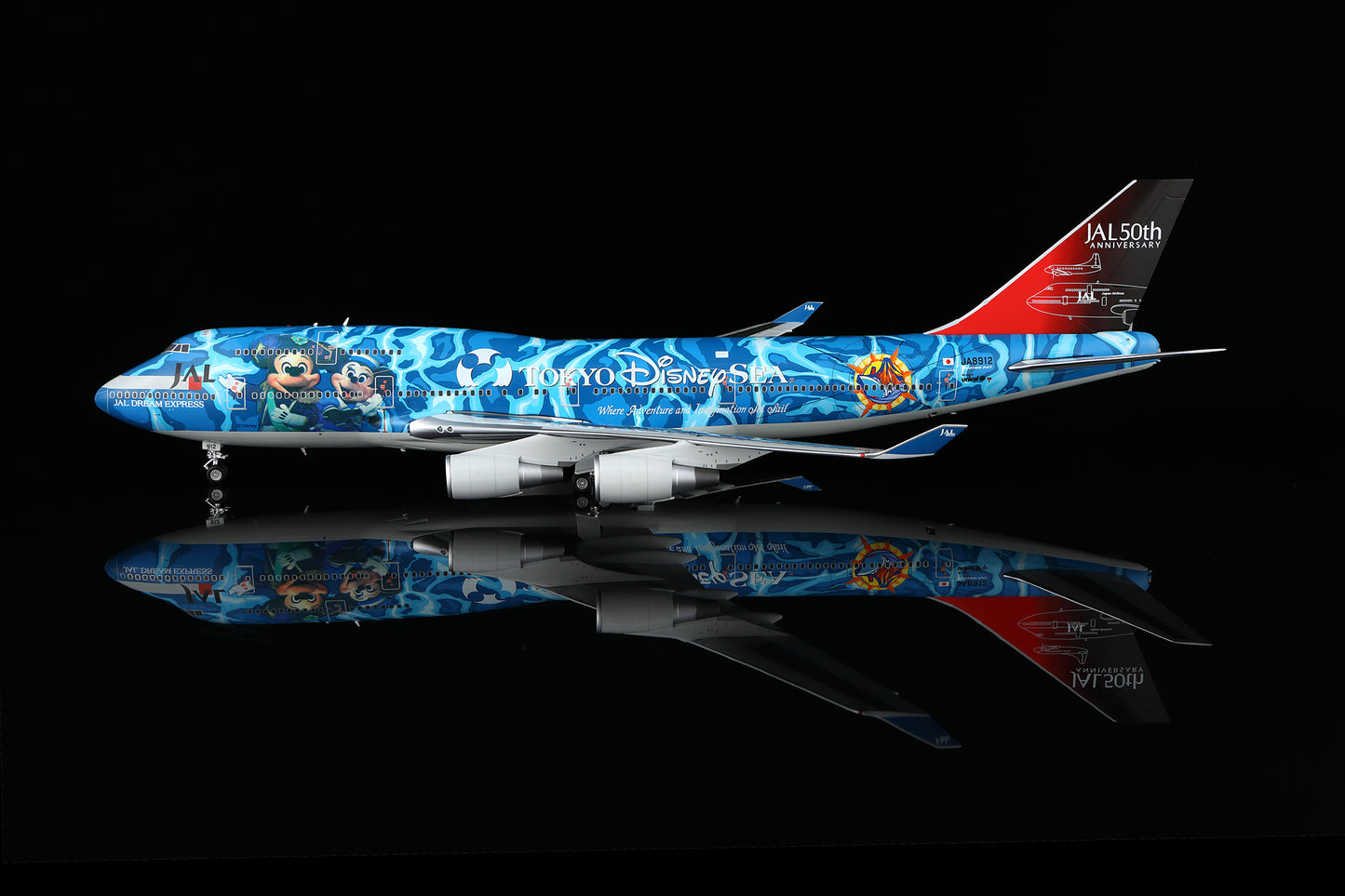 Japan Airlines B747-400 No.4 Disney Sea JA8912 8