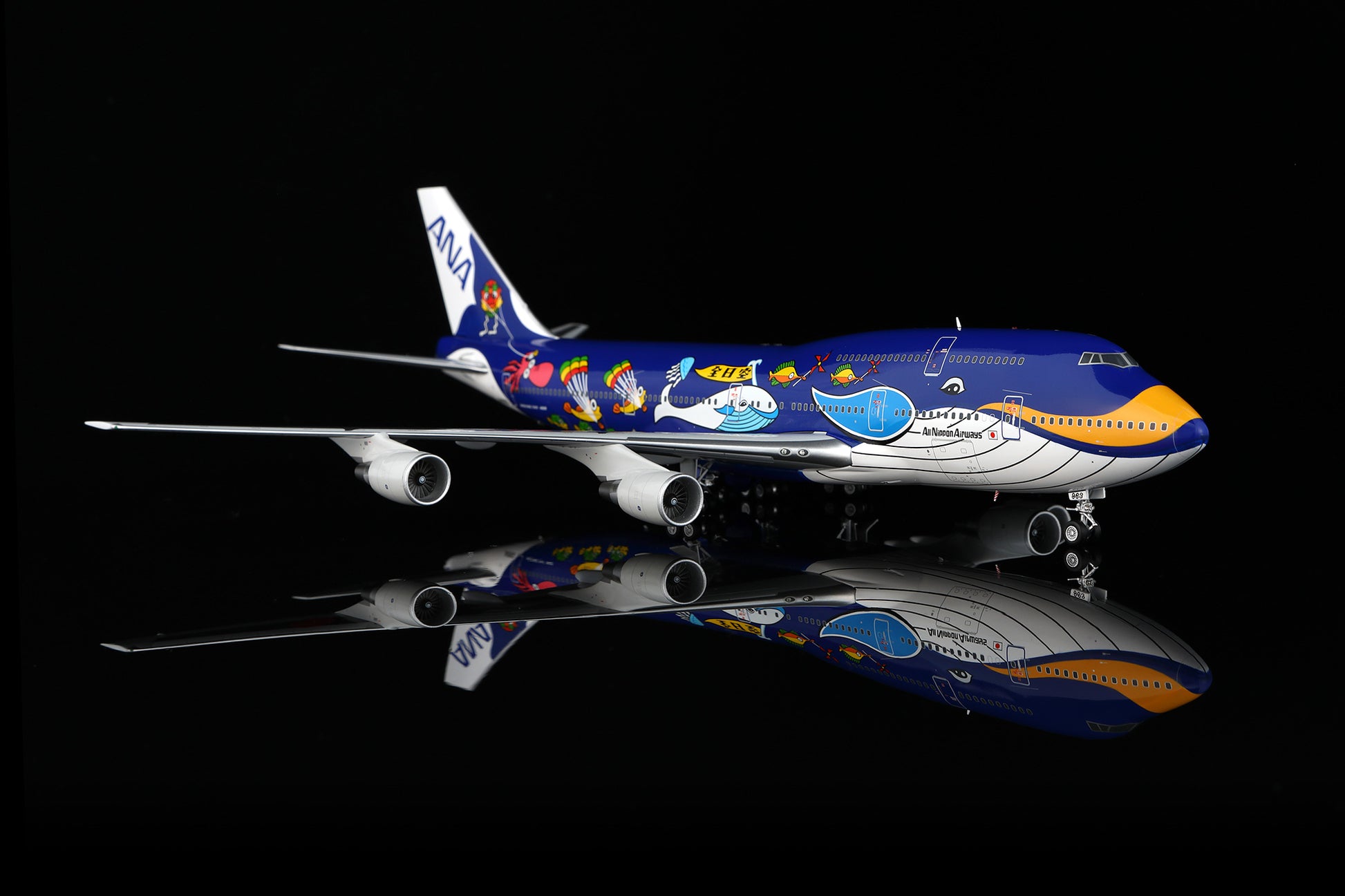 All Nippon Airways B747-400D JA8963 5