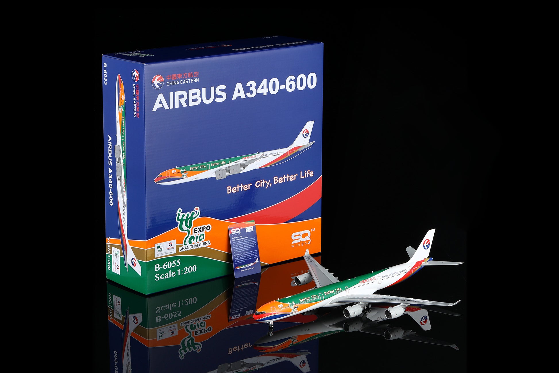 China Eastern Airlines A340-600 B-6055 – image 1 cover