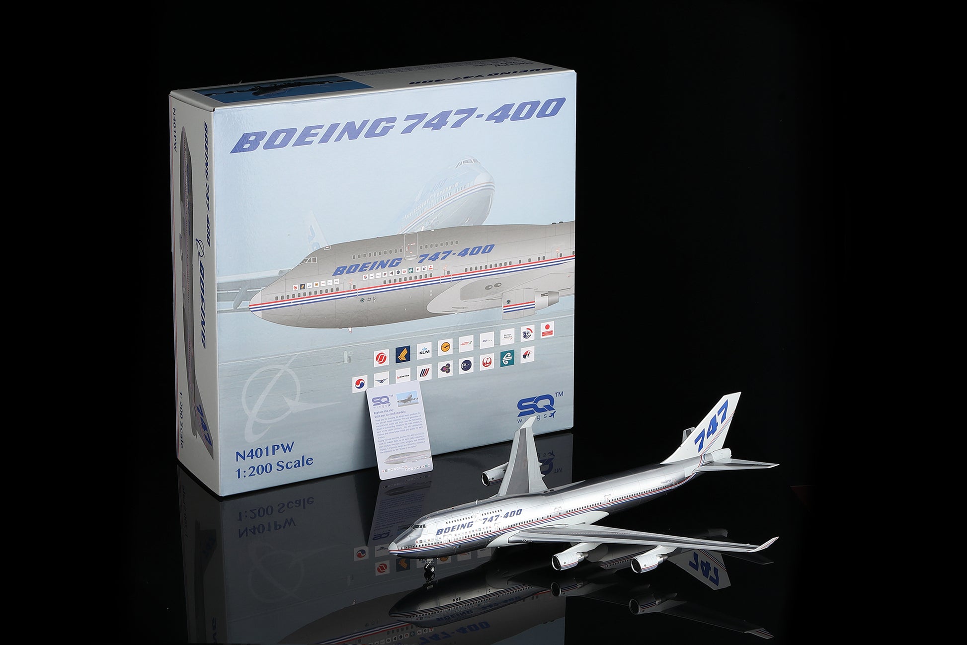 Boeing B747-400 House Color N401PW Polished 1