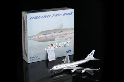 Boeing B747-400 House Color N401PW Polished 1