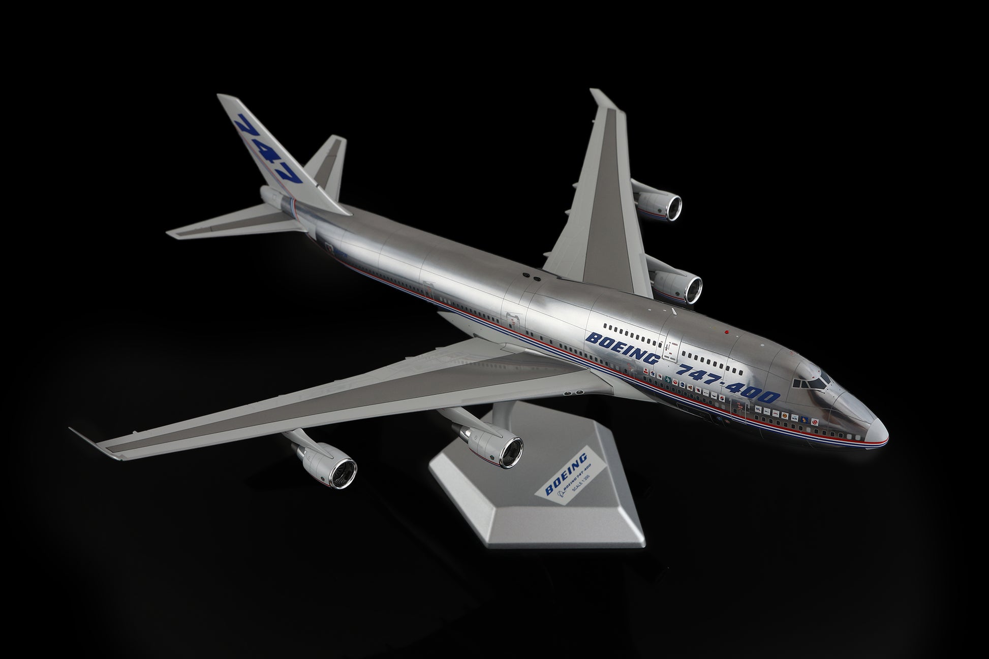 Boeing B747-400 House Color N401PW Polished 10