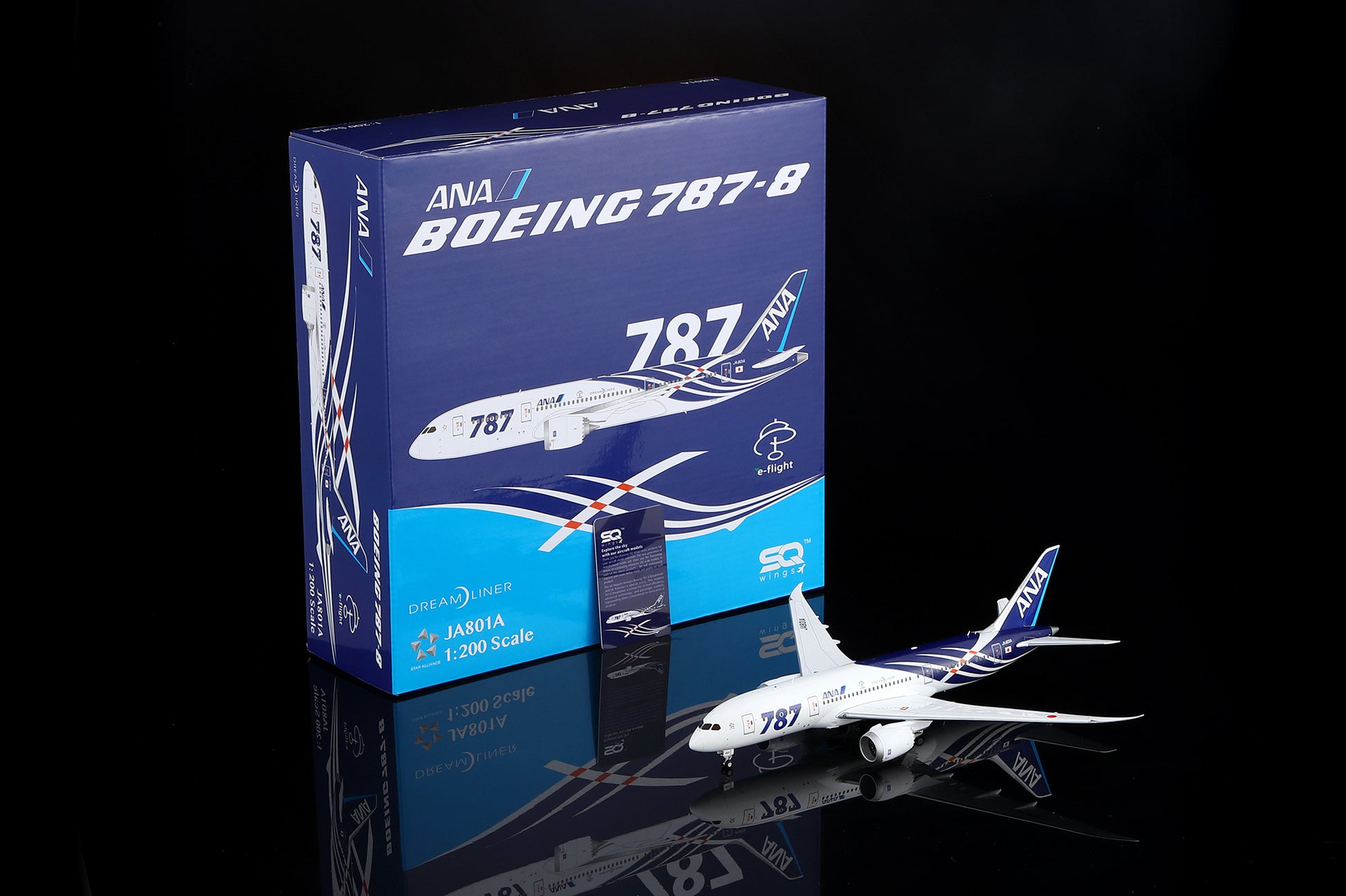All Nippon Airways B787-8 Dreamliner JA801A – image 1 cover