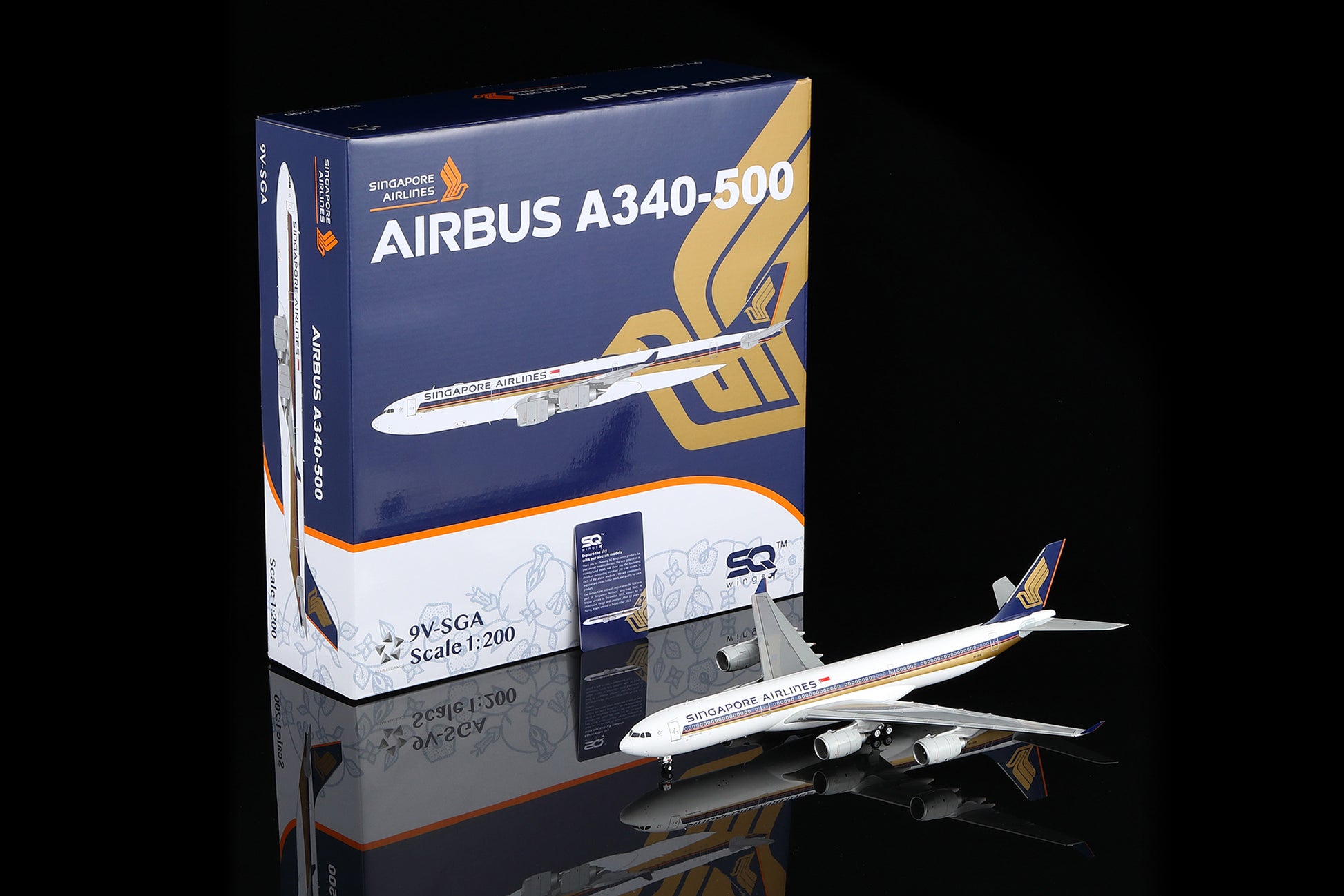 Singapore Airlines A340-500 9V-SGA 1