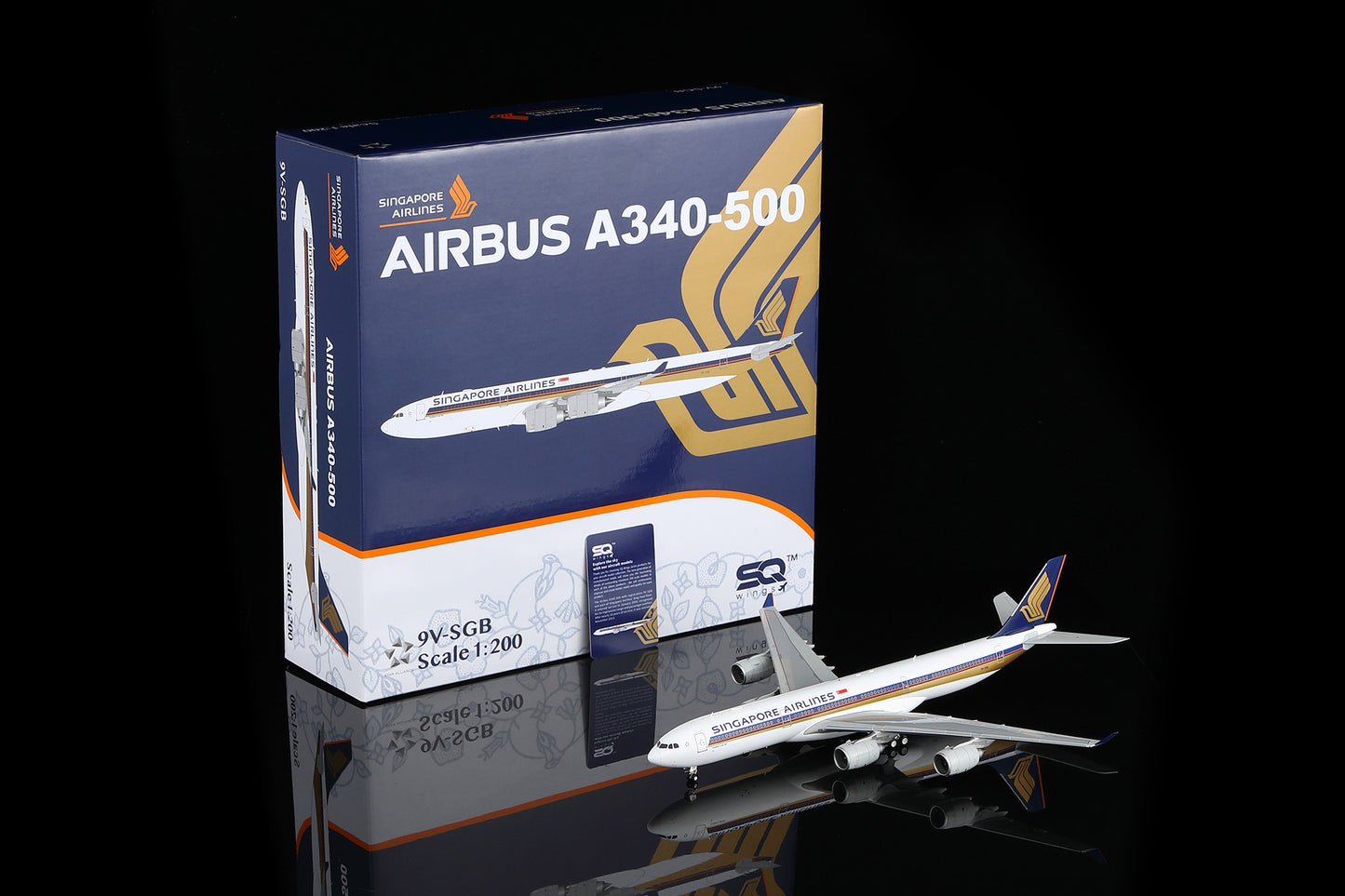 Singapore Airlines A340-500 9V-SGB 1