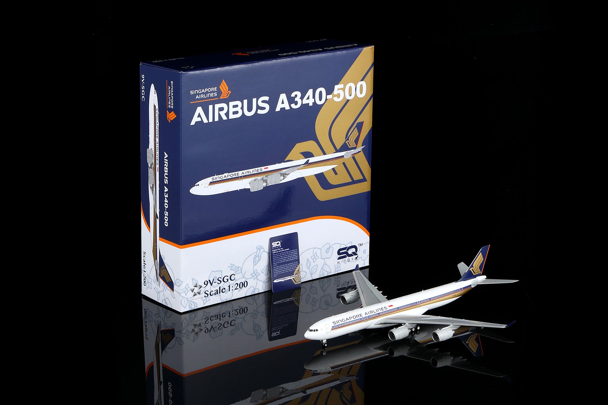 Singapore Airlines A340-500 9V-SGC – image 1 cover