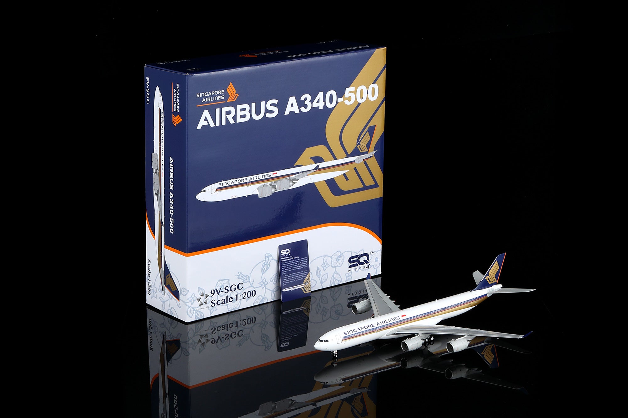 Singapore Airlines A340-500 9V-SGC – image 1 cover