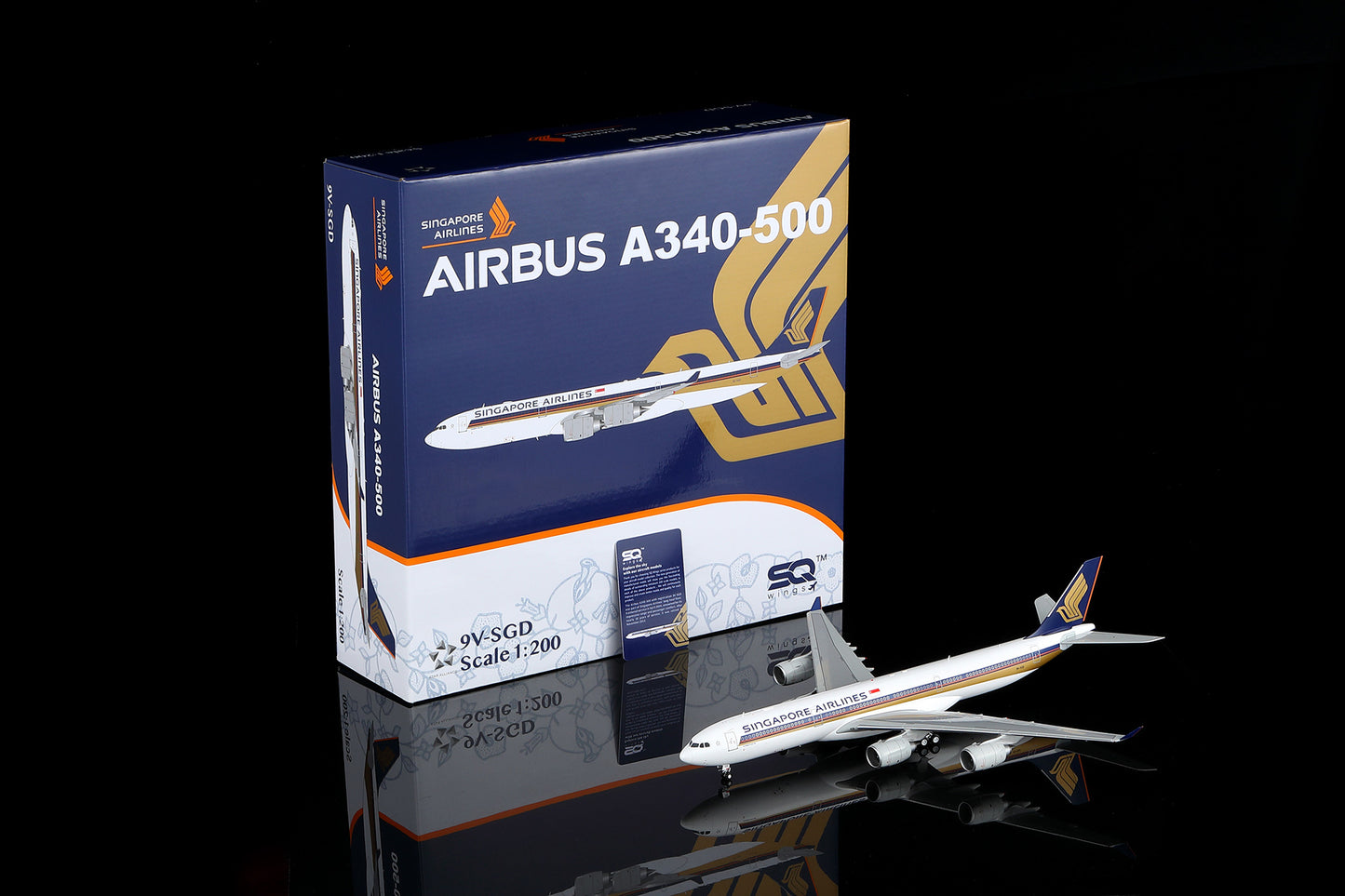 Singapore Airlines A340-500 9V-SGD – image 1 cover