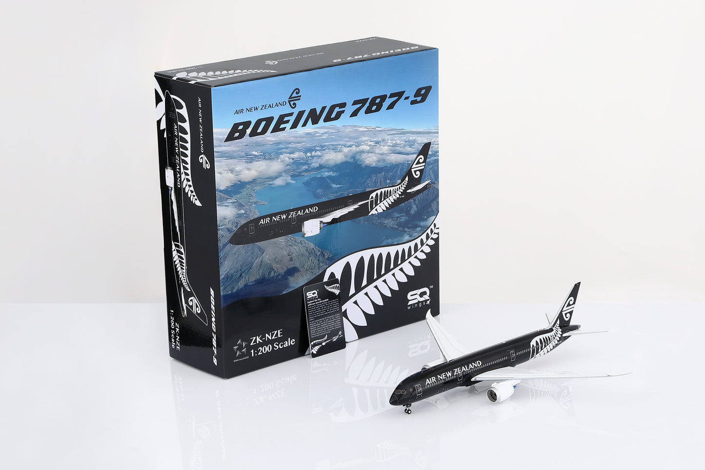 Air New Zealand B787-9 Dreamliner "All Blacks" ZK-NZE – image 1 cover