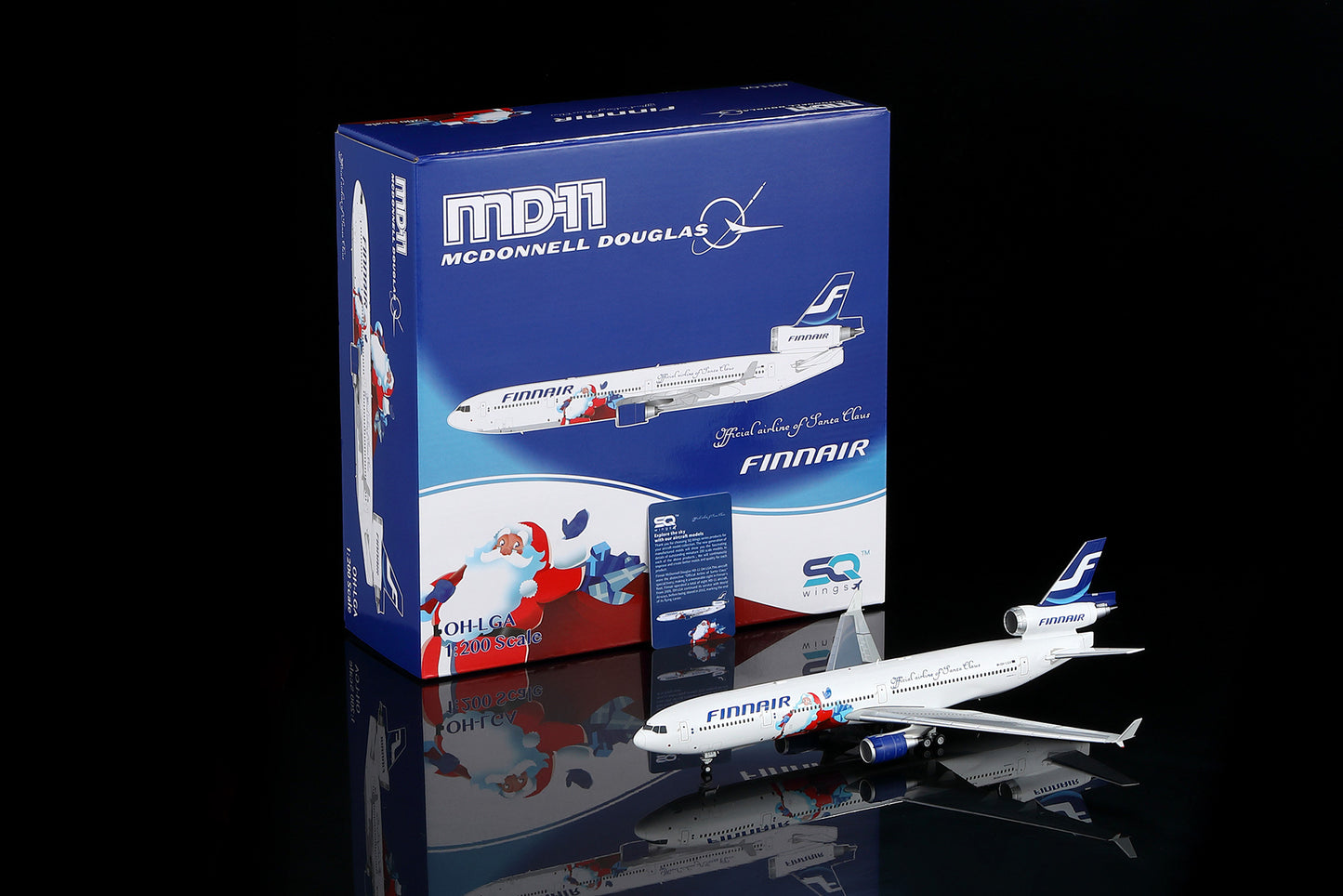 Finnair McDonnell Douglas MD11 "Official Airline of Santa Claus" OH-LGA cover