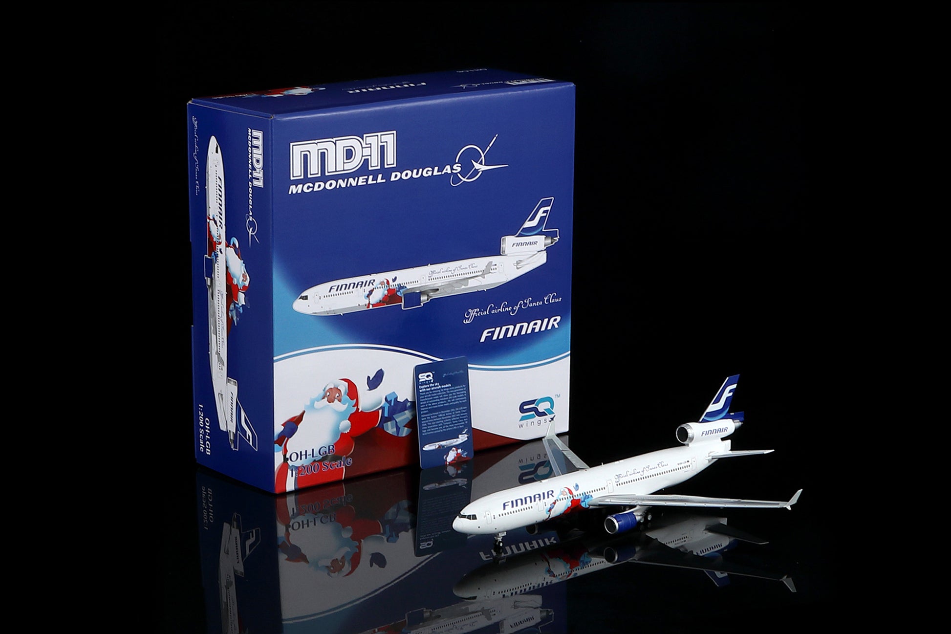 Finnair McDonnell Douglas MD11 "Official Airline of Santa Claus" OH-LGB cover
